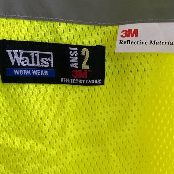 Walls Work Wear Reflective Safety Vest - Picture 6 of 8